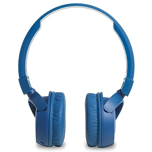 JBL T450BT by Harman Extra Bass Wireless On-Ear Headphones with Mic (Blue) JBL T450BT by Harman Extra Bass Wireless On-Ear Headphones with Mic (Blue)